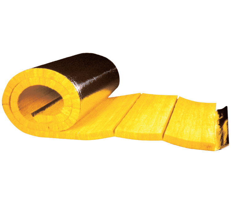 AFICO Pipe Wrap Insulation (PWI), with Aluminum Foil Reinforced Kraft