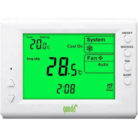 QUNDA QD-HVAC10 Programmable Digital Thermostat for Central Air Conditioner 24V