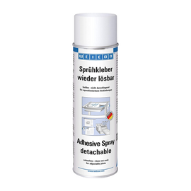 Adhesive Spray Detachable, Weicon, 500 ml, Transparent, Universal Adhesive for Detachable and Repositionable Joints