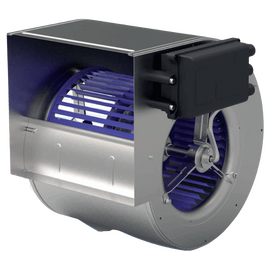 Centrifugal fan DDMP 12/12 1416A4+DRIVER(1431A8),230V,2kW,1Ph, Nicotra Gebhardt®,Scroll casing with direct drive and forward curved blades - double inlet