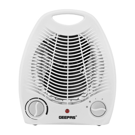 Geepas Fan Heater with Adjustable Thermostat, 2 Heating Settings, and Overheat Protection - 1000W/2000W Cool/Warm/Hot Wind Options, ‎GFH9518