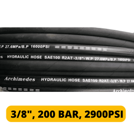 Hydraulic Pipes 3/8" 200Bar 2900 PSI