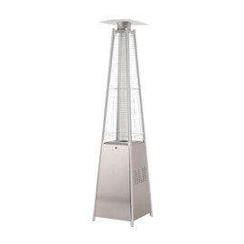 Pyramid Patio Gas Heater, Free Standing, Stainless Steel,Dubai civil defence approved.