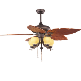 Ceiling Fan 52"  with 5pc Stylish Matte Glass Shade,Palm Style blade,Antique Design,for Bed Room ,Office ,Coffe Shop ,Shopping Mall ,Living Room and Meeting Room