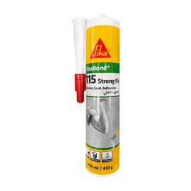 Interior Grab Adhesive, Sikabond-115 Strong Fix, White, Bonds Most Construction Material Substrates, High Final Strength, 290 ML Cartridge
