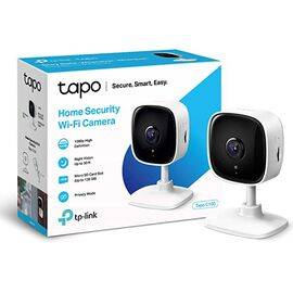 Tapo Mini Smart Security Camera, Indoor CCTV, Works with Alexa & Google Home, No Hub Required, 1080p, 2-Way Audio, Night Vision, SD Storage, Device Sharing (Tapo C100)