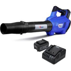 VTOOLS 20V Cordless Leaf Blower For Lawn & Yard Care, Blue, VT4100
