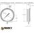Trerice Commercial & Contractor Gauge, 610CB, Glass Filled Nylon Case, 4-1/2" Dial Size, ±1.0% Accuracy, Back Flanged, Adjustable Pointer