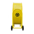 Trolley Drum Fan,Heavy Duty, 220-240V, 50 Hz, Single Phase, 850 RPM,Yellow Color