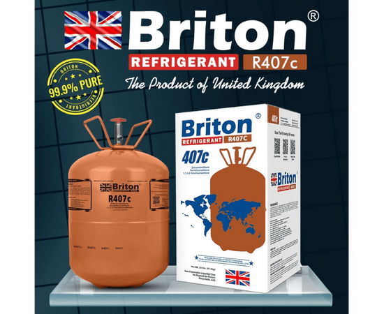 Briton Refrigerant R407C For HVAC Disposable Cylinder 11.3Kg