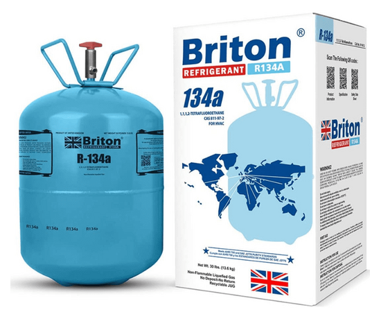 Briton Refrigerant R134A For HVAC Disposable Cylinder 13.6Kg