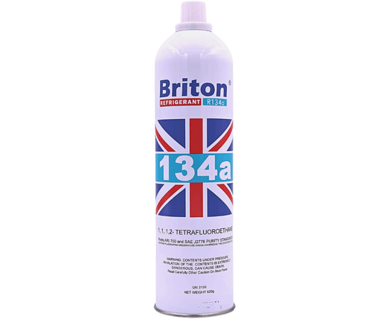 Briton Refrigerant R134A For HVAC Disposable Cylinder 820G