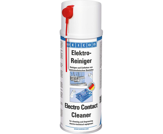 Electro Contact Cleaner 400 Ml, Weicon Spray Contact Spray For Electronic Components, Dissolves Corrosion, Removes Dust & Dirt, Increases Conductivity