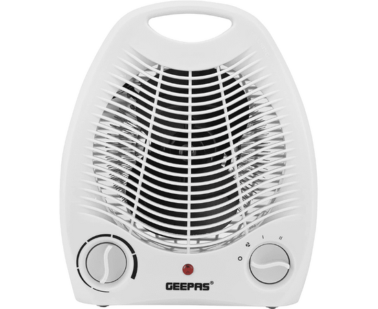 Geepas Fan Heater with Adjustable Thermostat, 2 Heating Settings, and Overheat Protection - 1000W/2000W Cool/Warm/Hot Wind Options, ‎GFH9518