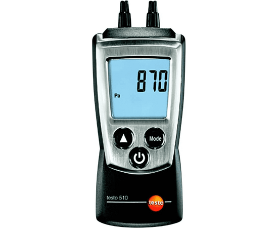 Portable Differential Pressure Gauge, Testo 510 (Range: 0 to 100 hPa) for Field Calibration, Room Pressure Monitoring alongwith Calibration Certificate