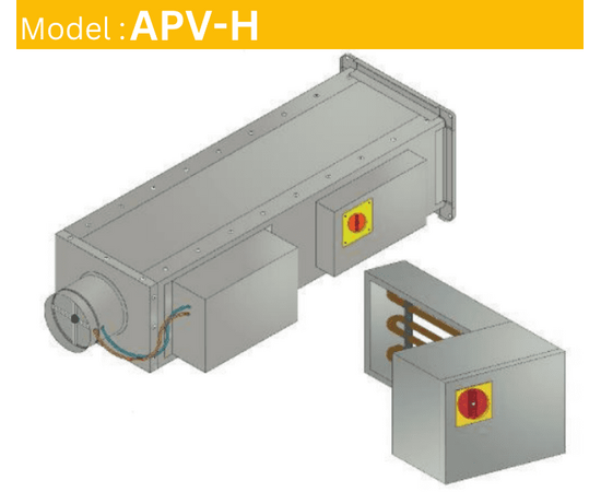 Pressure Independent VAV With Heater(Variable Air Volume Terminals) APV-H