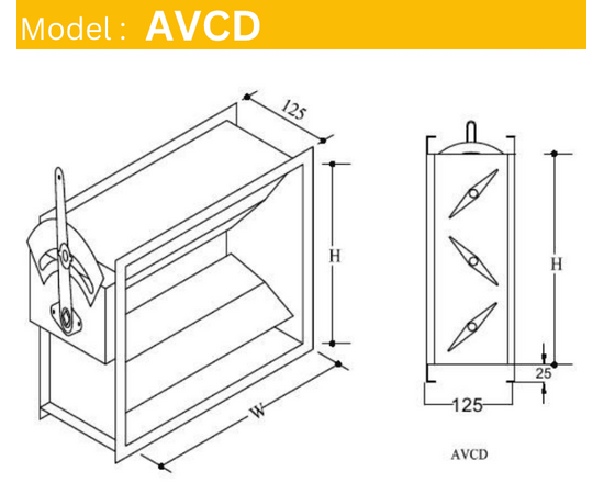 Volume Control Damper – AVCD