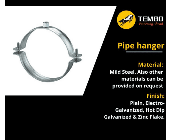 Pipe Hanger without Lining , Electrogalvanized